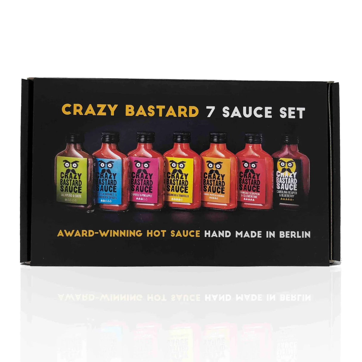 Coffret cadeau 7 pièces (7 x 100 ml) - Sauce piquante