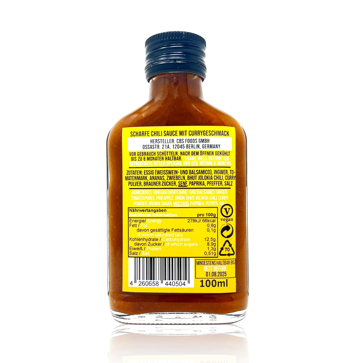 Berlin Brennt (100 ml) - Sauce Curry Piquante