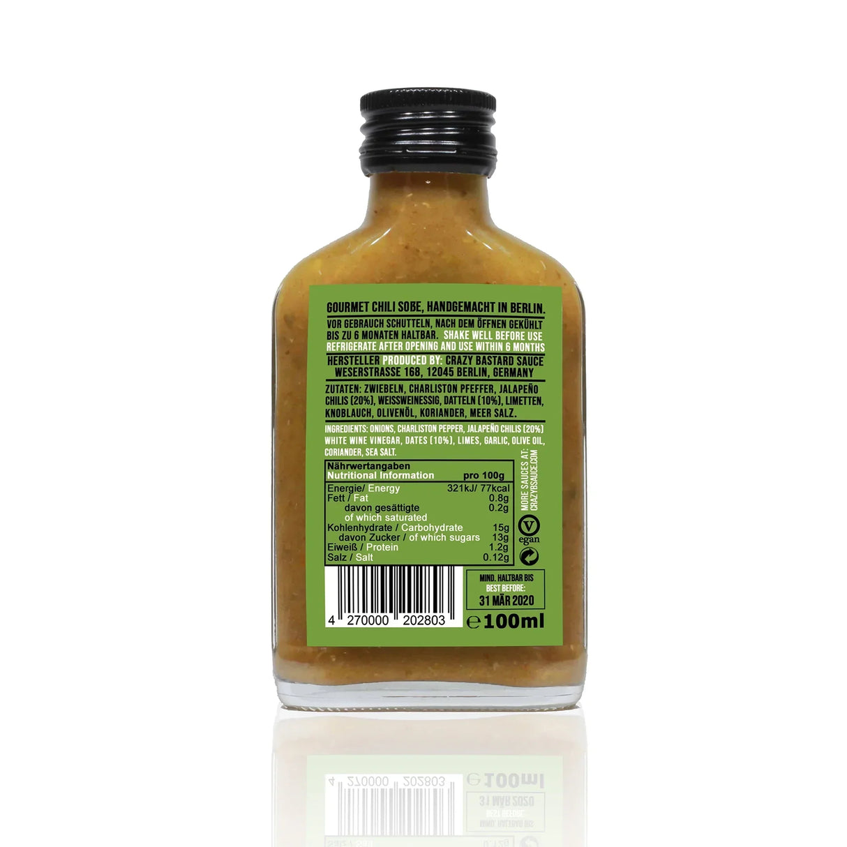 Jalapeño & Date (100 ml) - Scharfe Sauce