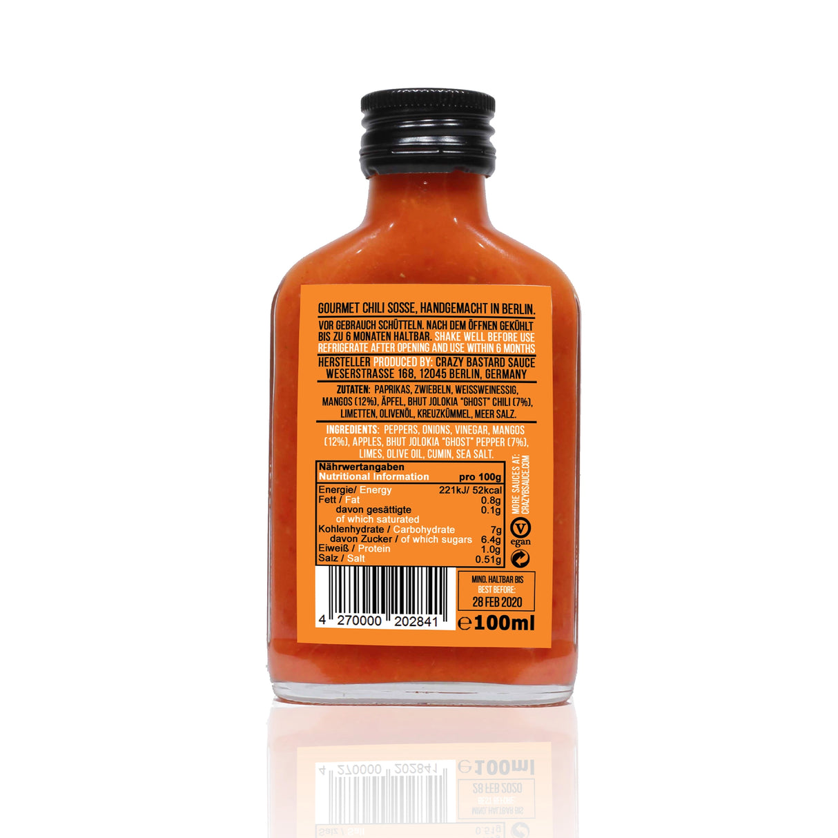 Ghost Pepper & Mango (100 ml) - Scharfe Sauce