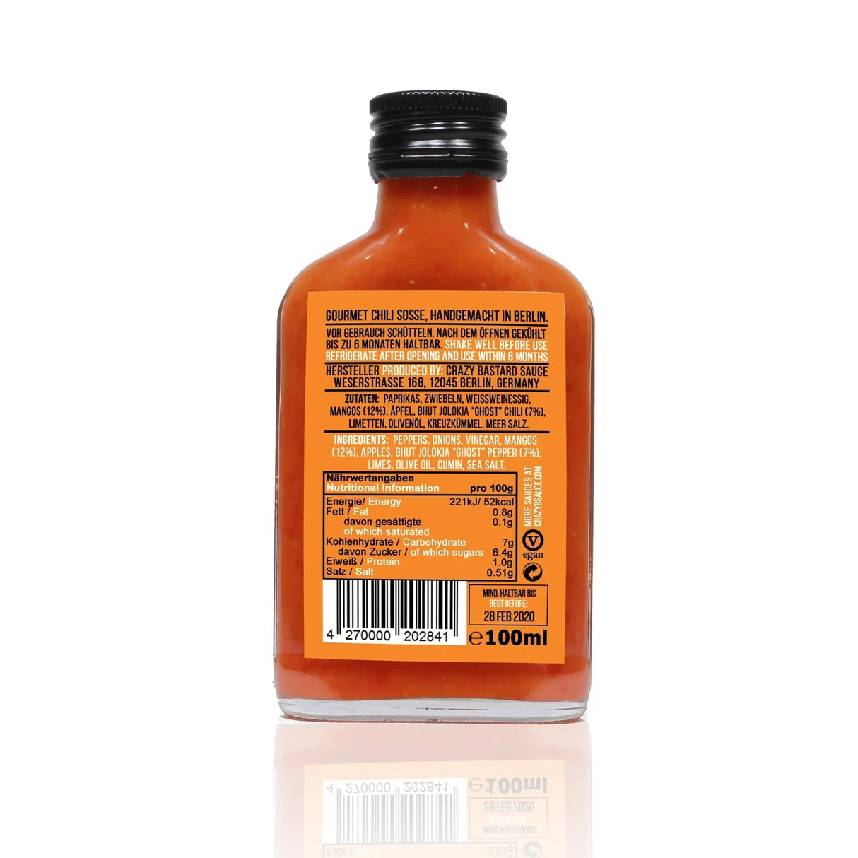 Ghost Pepper & Mango (100 ml) - Scharfe Sauce