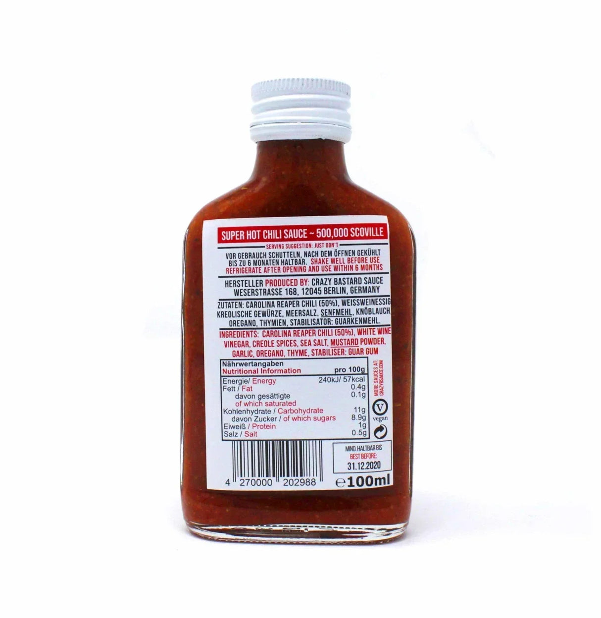 Lot de 3 sauces extra-fortes (3 x 100 ml) - Sauce piquante