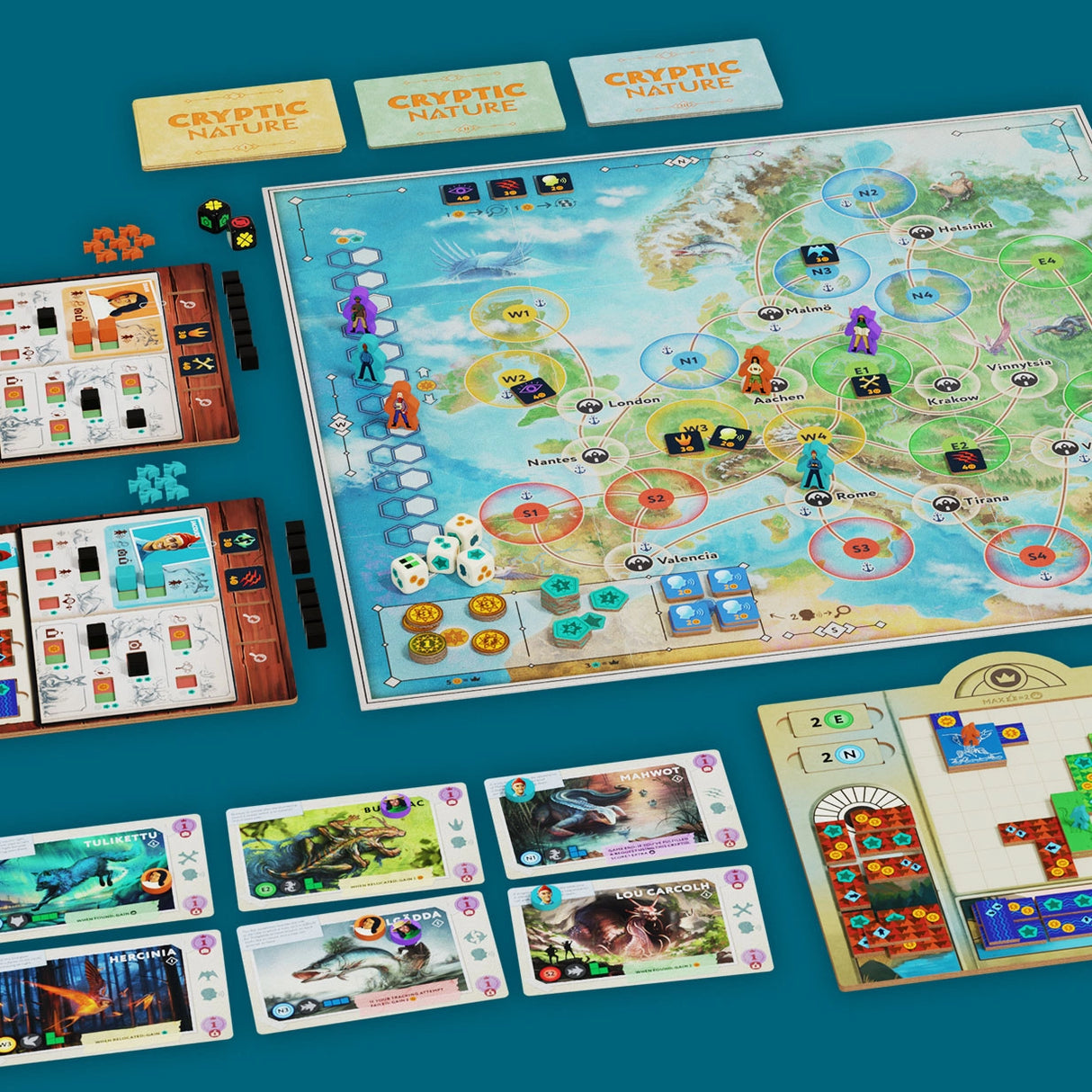 Cryptic Nature - Brettspiel