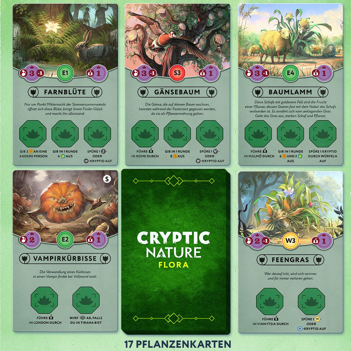 Flora - Cryptic Nature - Brettspielerweiterung