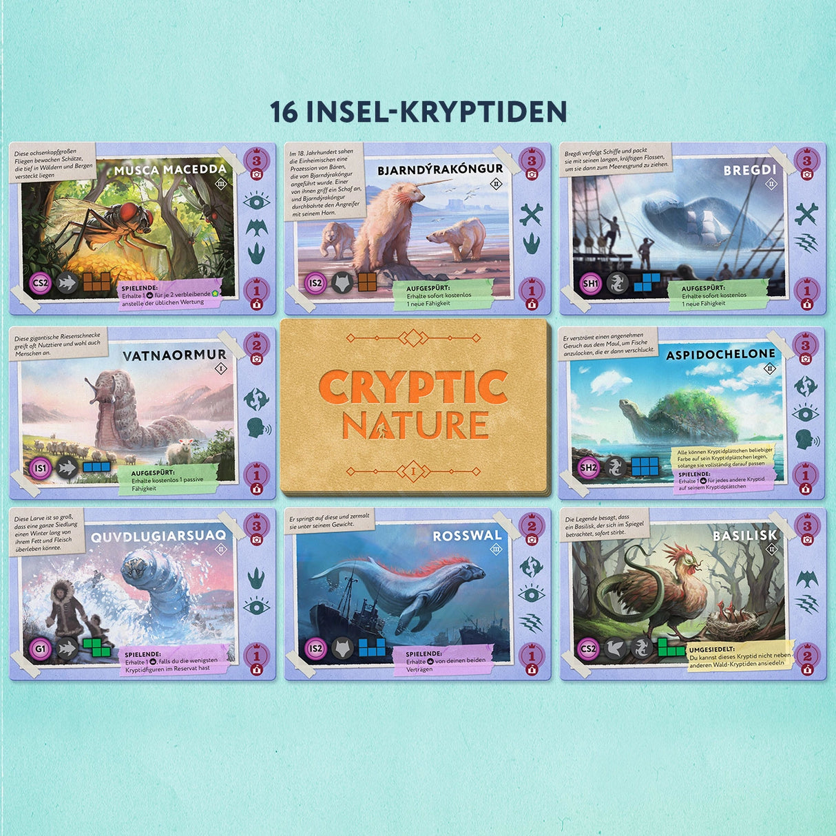 Inseln - Cryptic Nature - Brettspielerweiterung
