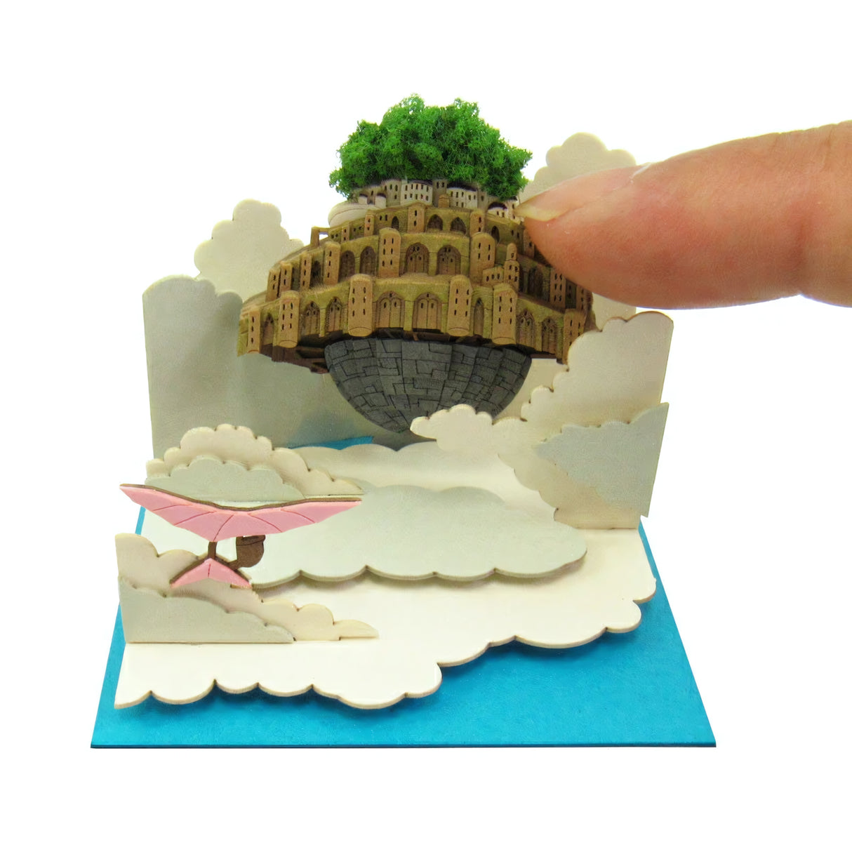 Das Schloss im Himmel - Der Anflug - Paper Art Box