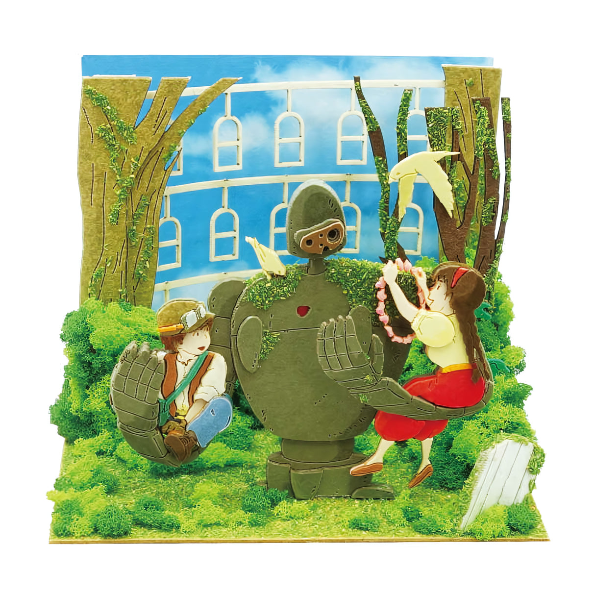 Das Schloss im Himmel - Der Wald des Roboters - Paper Art Box