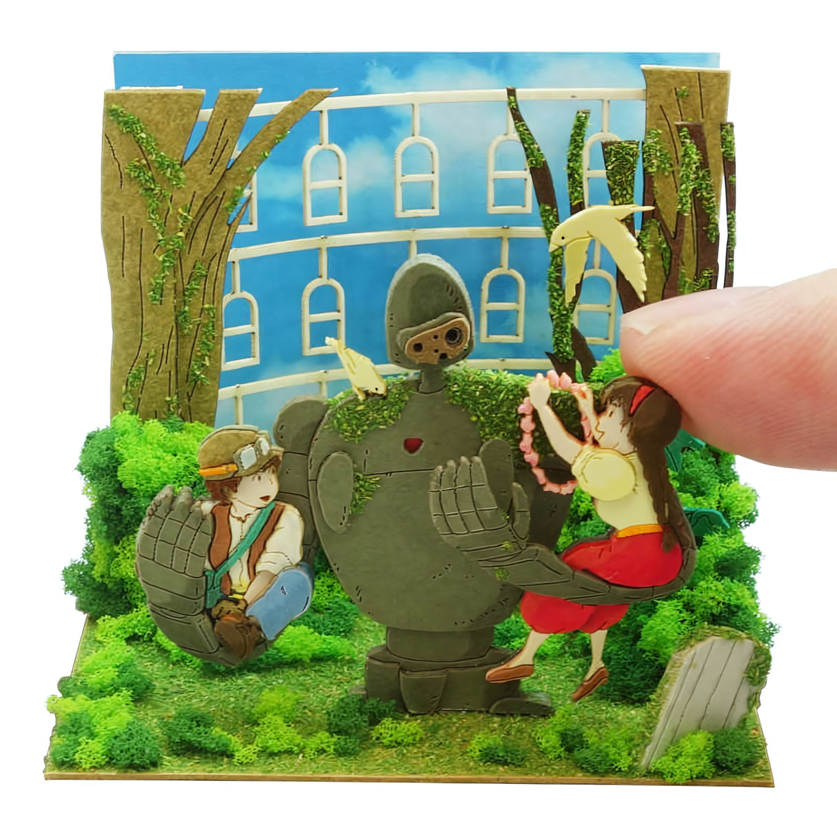 Das Schloss im Himmel - Der Wald des Roboters - Paper Art Box