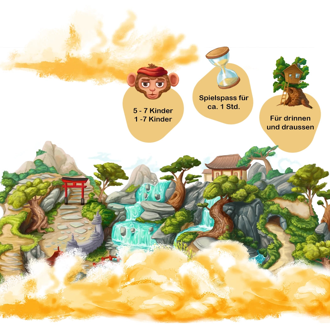 Die Ninjaprüfung - Schnitzeljagd für Kinder