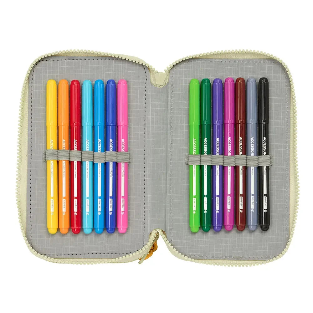 Le Roi Lion « Mufasa » - Trousse comprenant stylos, taille-crayon, règle et gomme (37 pièces)