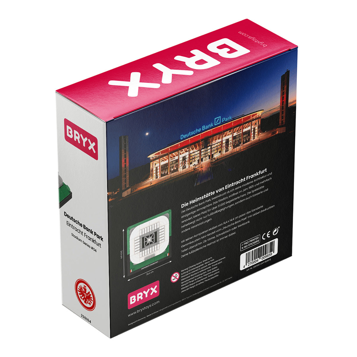 Deutsche Bank Park / Eintracht Frankfurt - Stadion Miniaturmodell