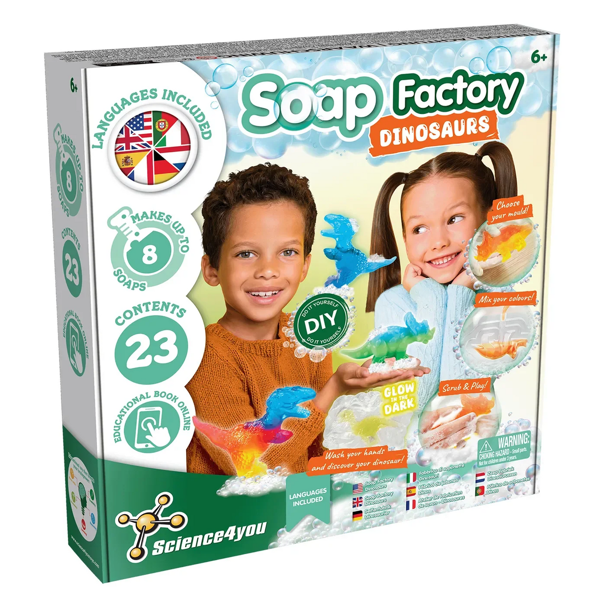 Atelier de savon dinosaure - Kit d'expérimentation