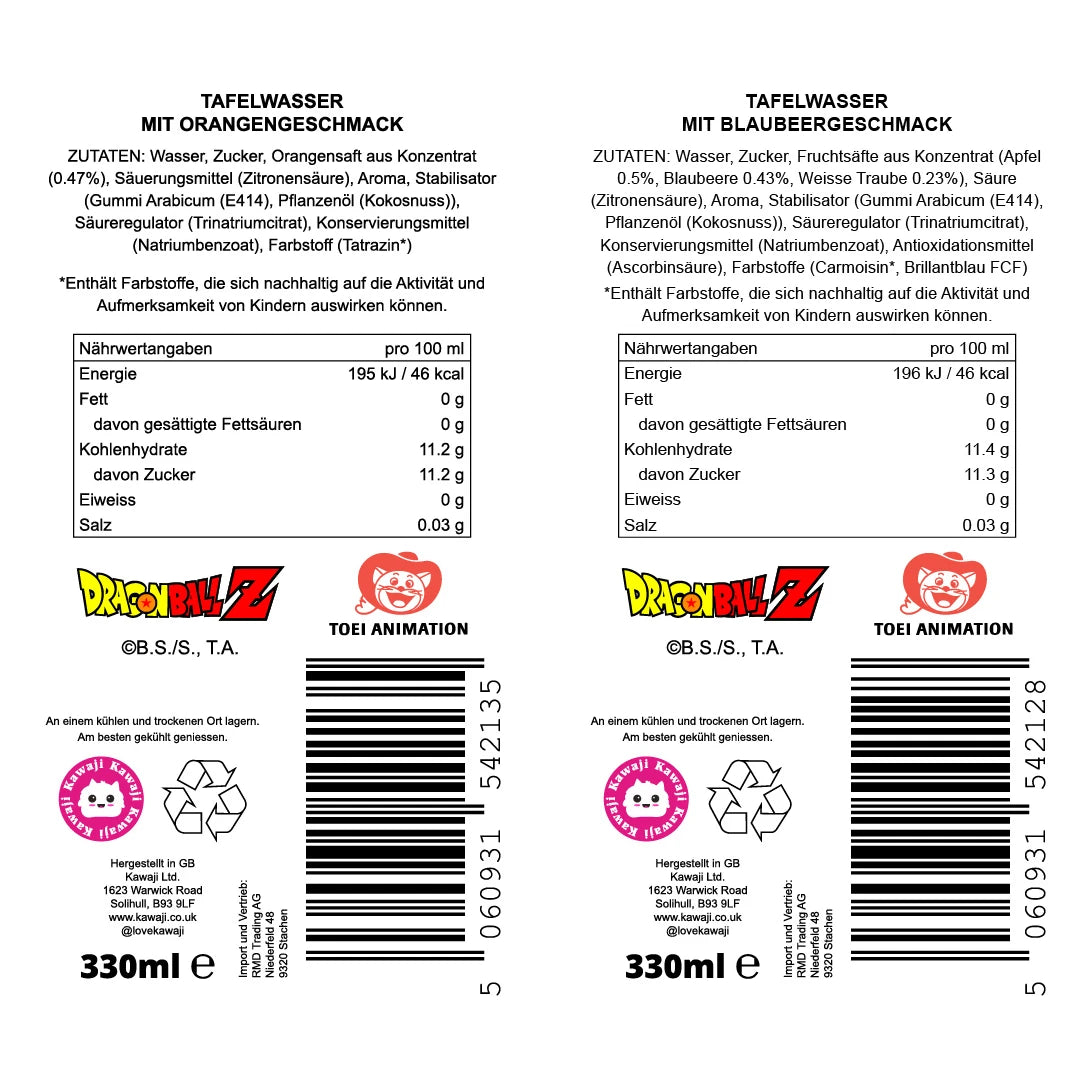 Dragon Ball Z - Soda Mix (12 x 330 ml)