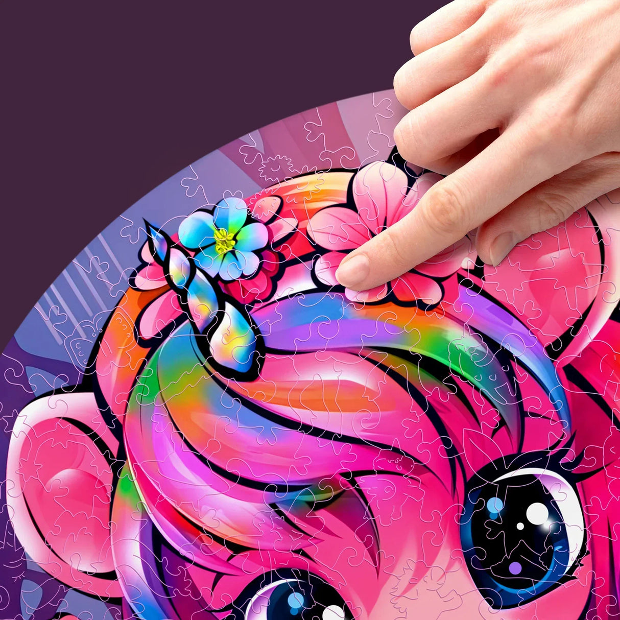 Licorne (200 pièces) - Puzzle en bois