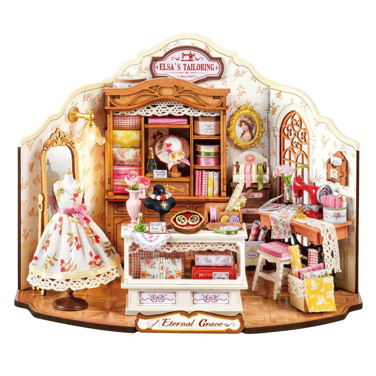La couture d'Elsa - Maison miniature