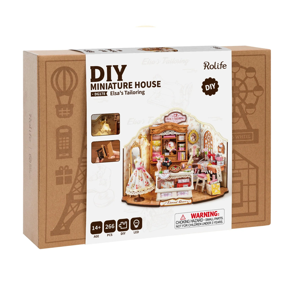 La couture d'Elsa - Maison miniature