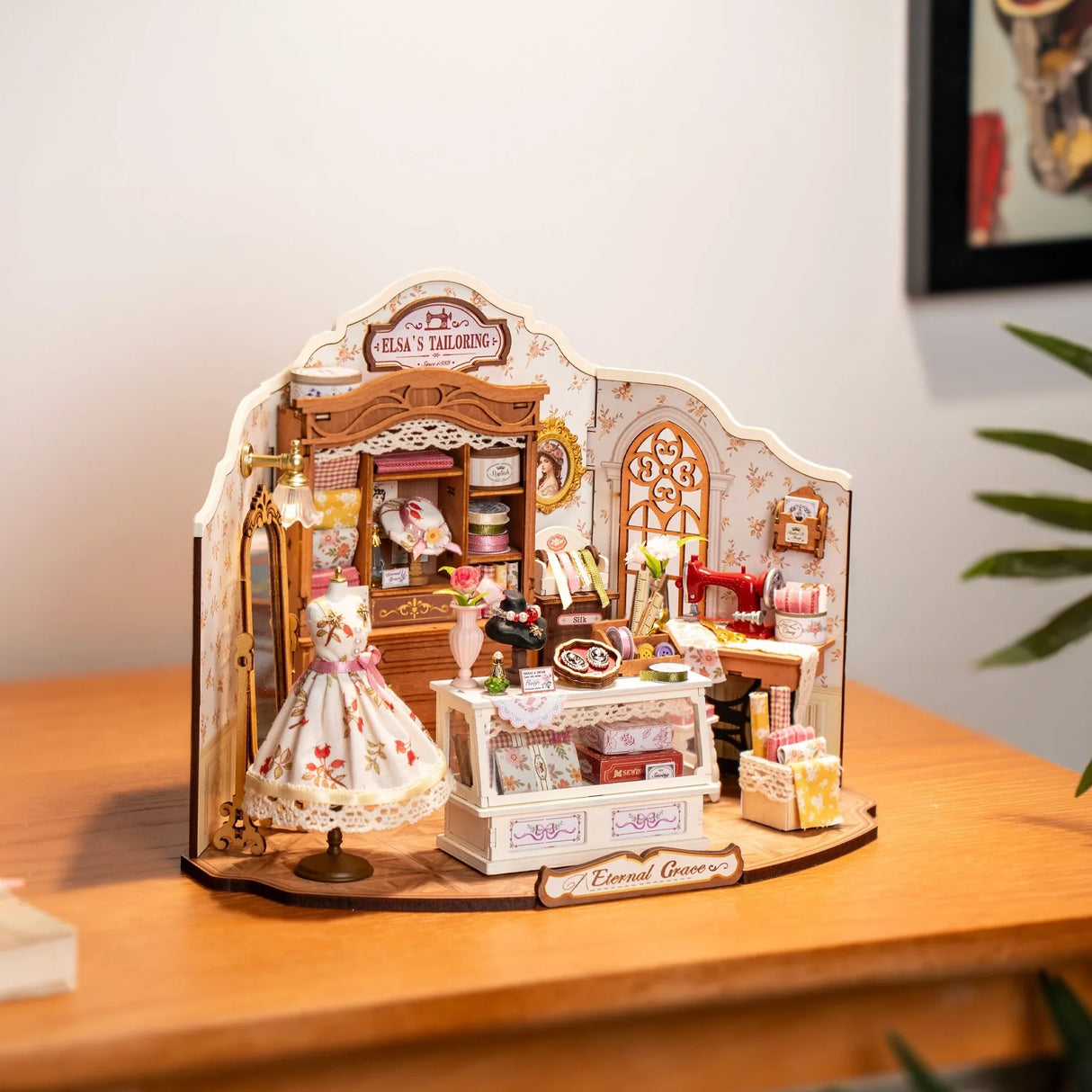 La couture d'Elsa - Maison miniature