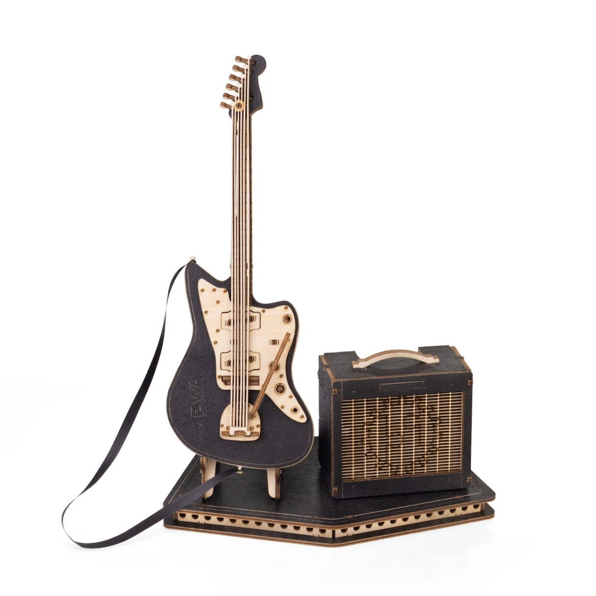 Black Guitar - 3D Holzbausatz