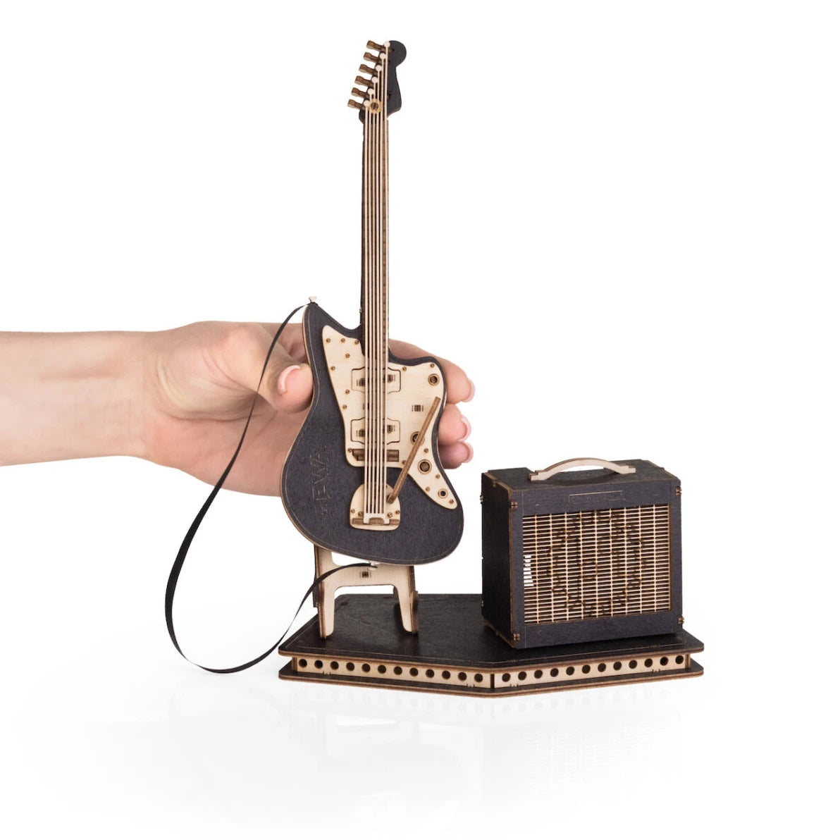 Black Guitar - 3D Holzbausatz