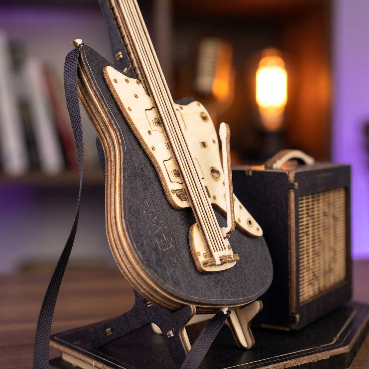 Black Guitar - 3D Holzbausatz