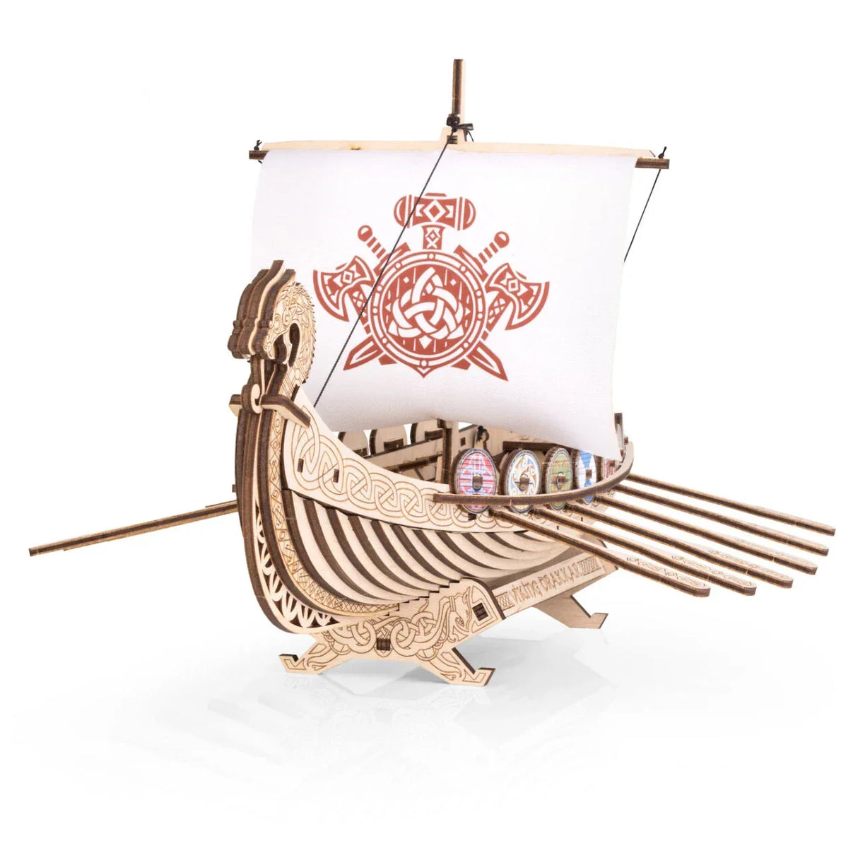 Bateau Drakkar - Kit de construction en bois 3D