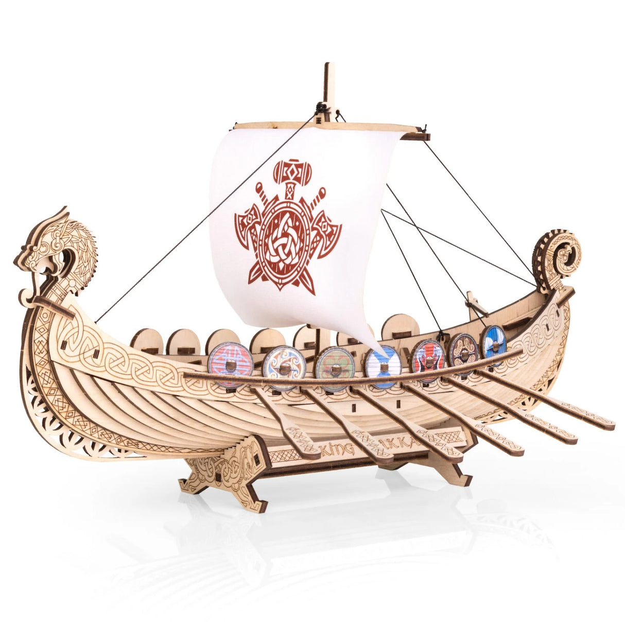 Boot Drakkar - 3D Holzbausatz