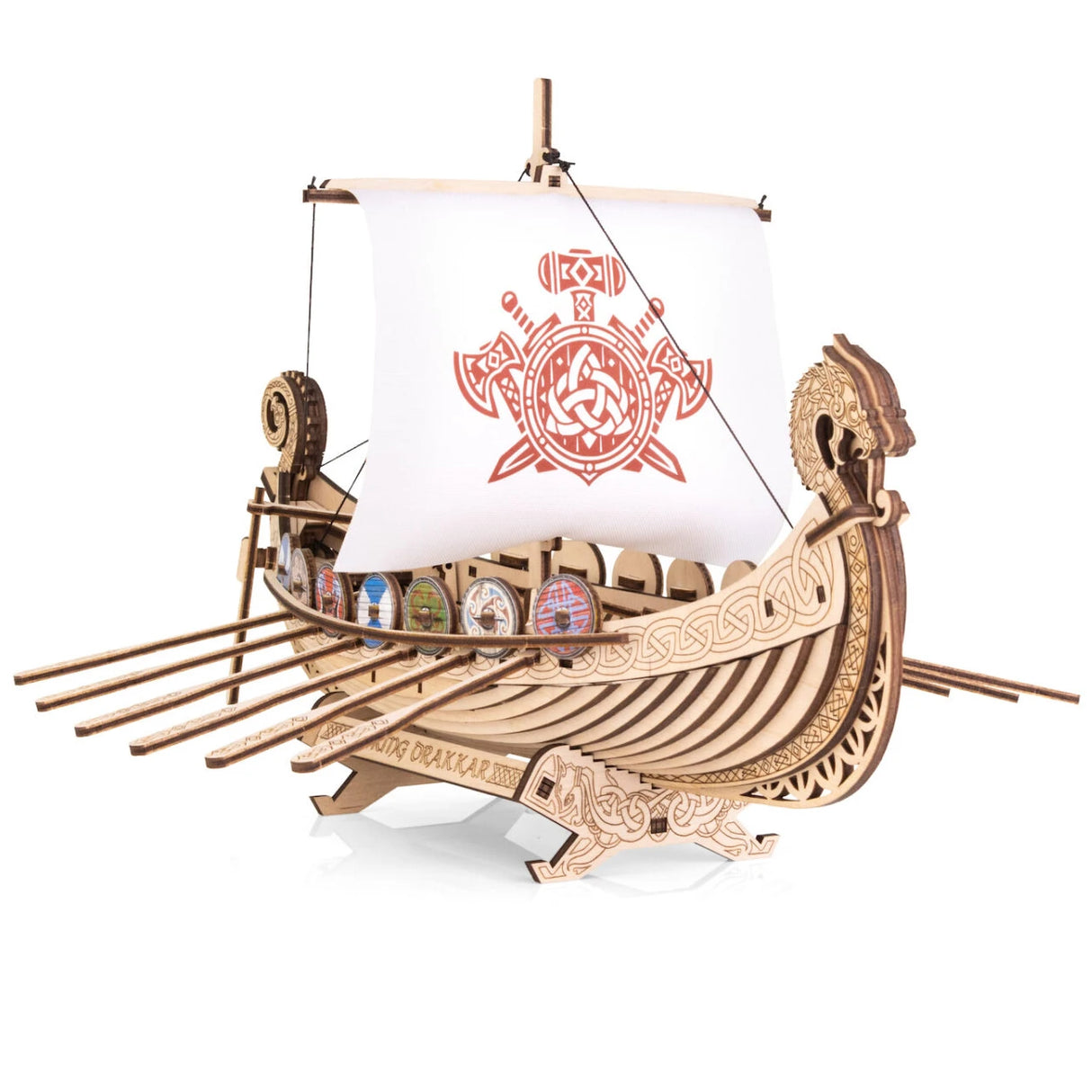 Boot Drakkar - 3D Holzbausatz