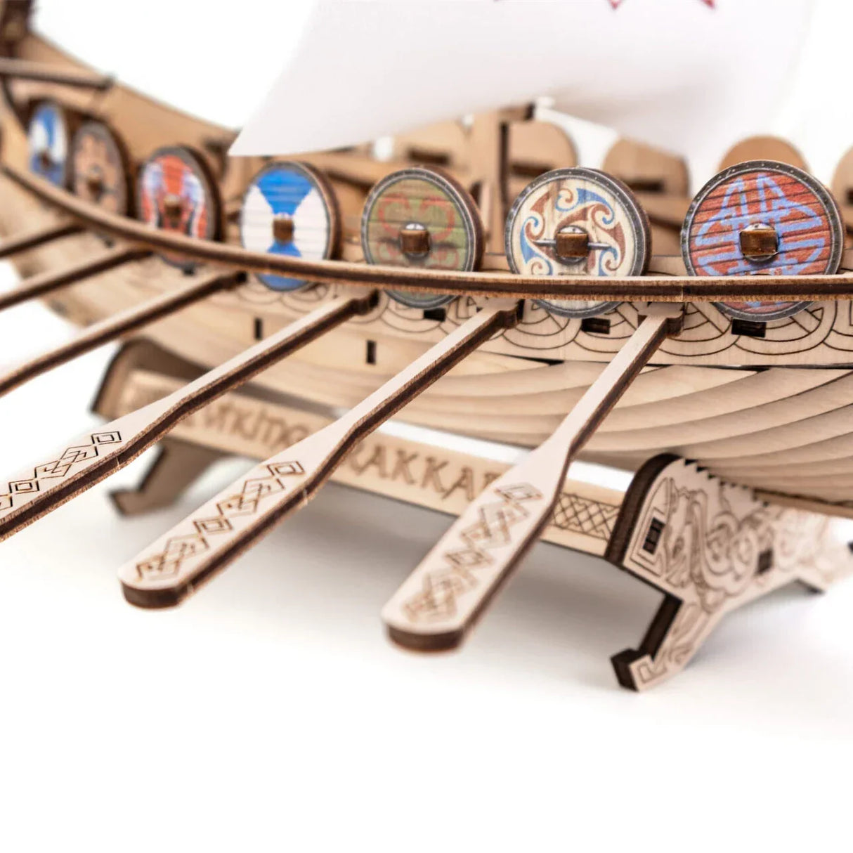 Bateau Drakkar - Kit de construction en bois 3D