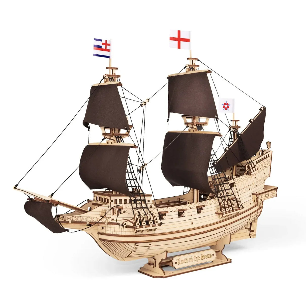 Maquette en bois 3D du trois-mâts « Lord of the Seas »