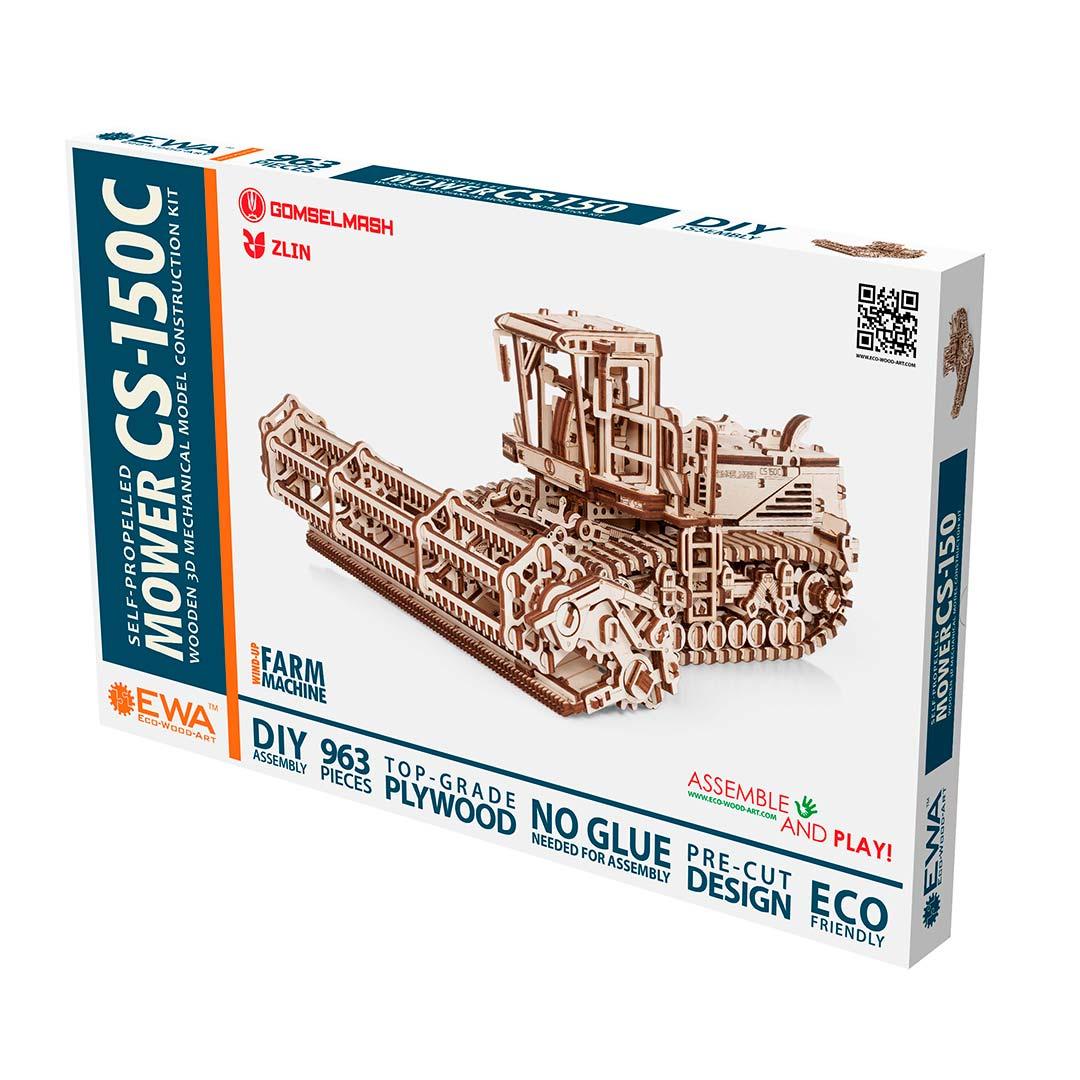 Verpackung des Holzmodellbausatzes Mähdrescher CS-150