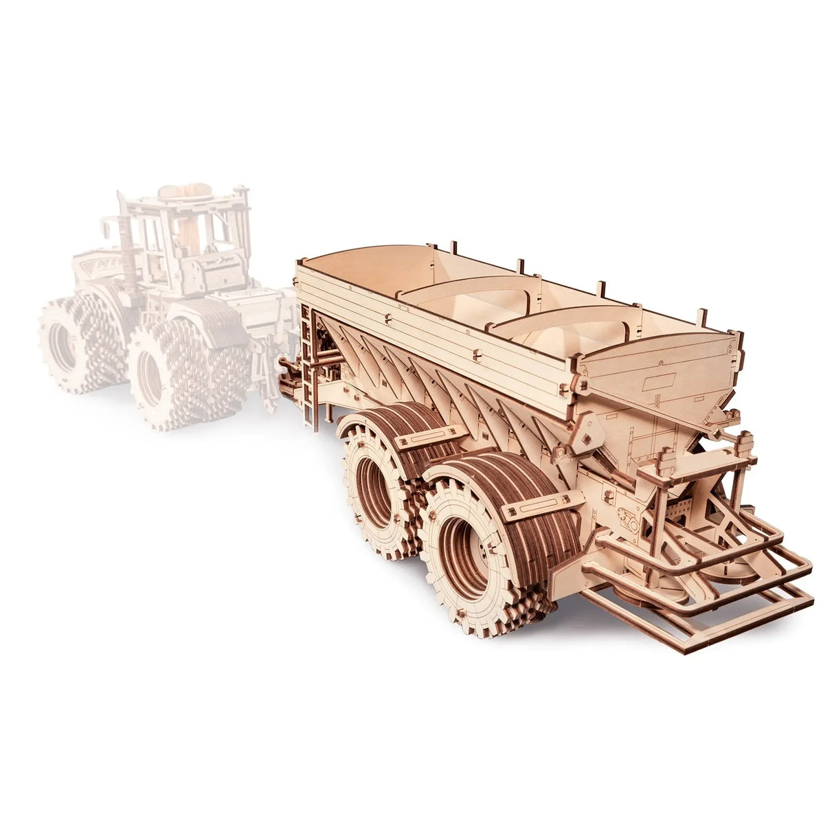 Remorque Kirovetz K-7M - Kit 3D en bois
