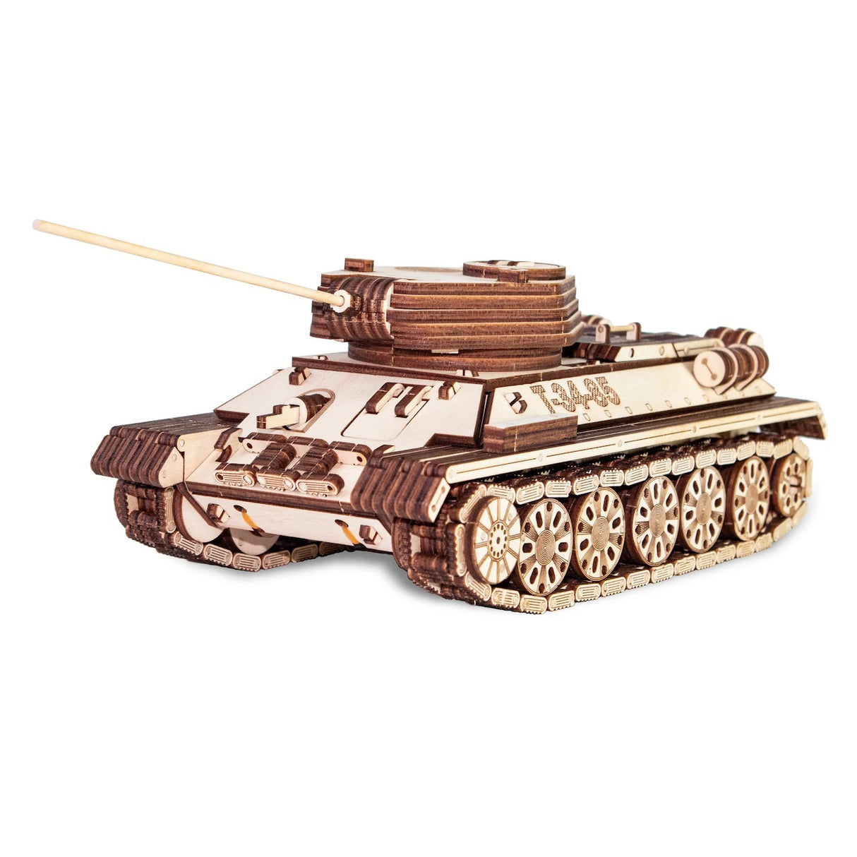 Panzer T-34-85 - 3D Holzbausatz