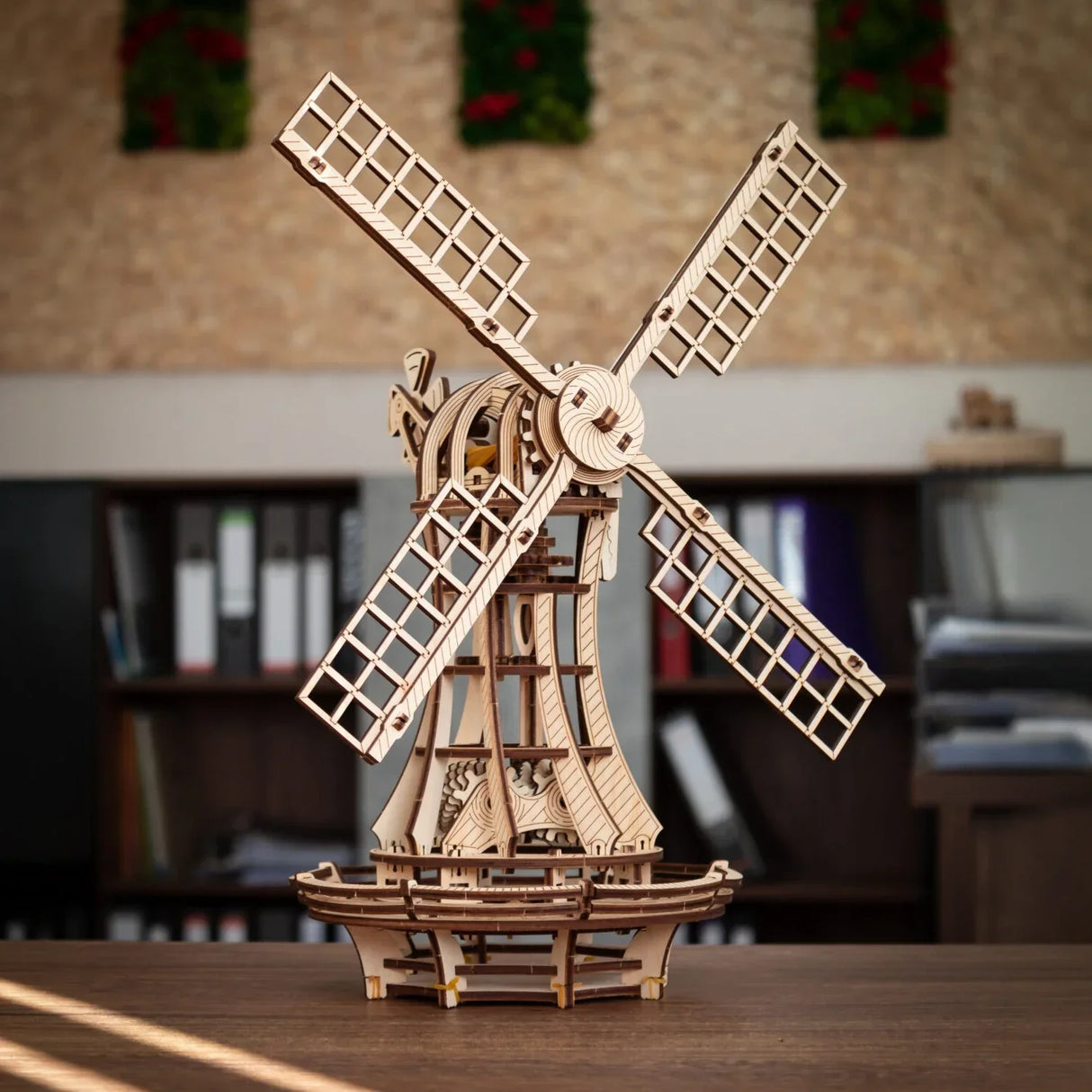 Moulin à vent - Kit de construction en bois 3D