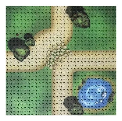 Farm Teich 32x32 - Bauplatte