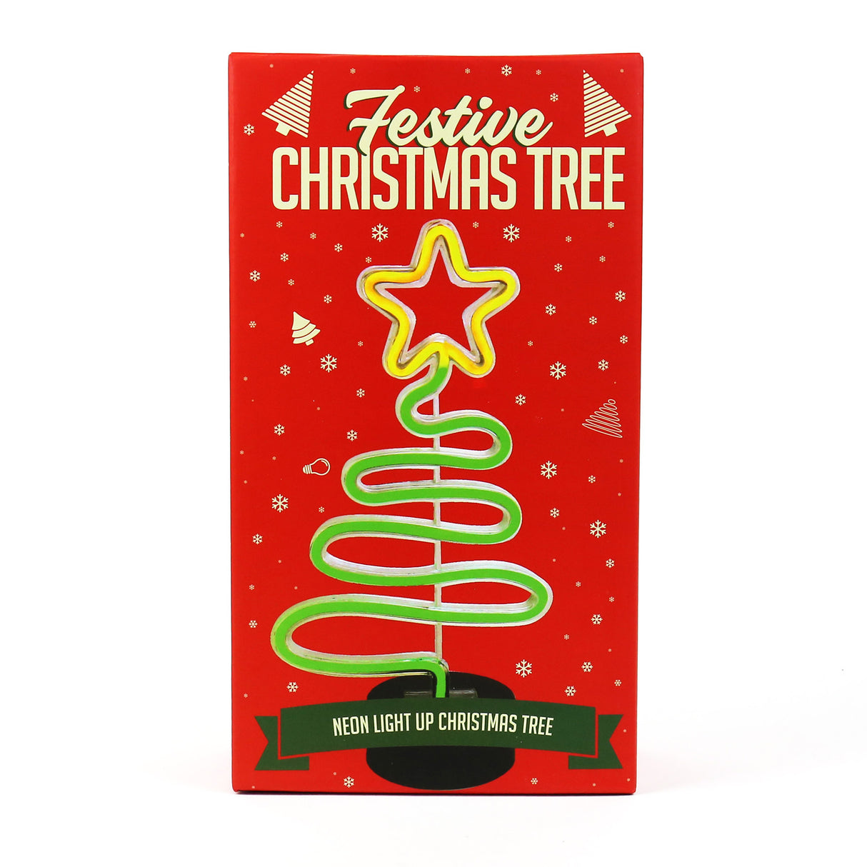 Festlicher Neon Weihnachtsbaum - Weihnachtsbeleuchtung