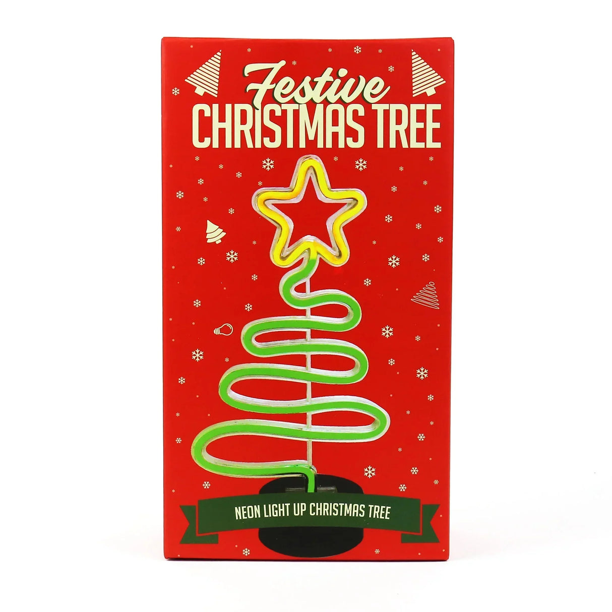 Festlicher Neon Weihnachtsbaum - Weihnachtsbeleuchtung