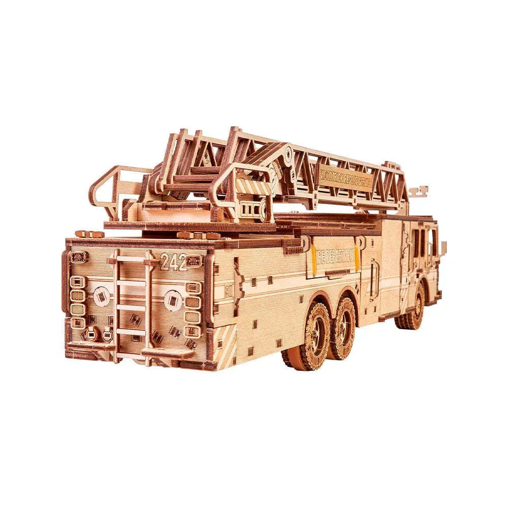 Camion de pompier - Kit de construction 3D en bois