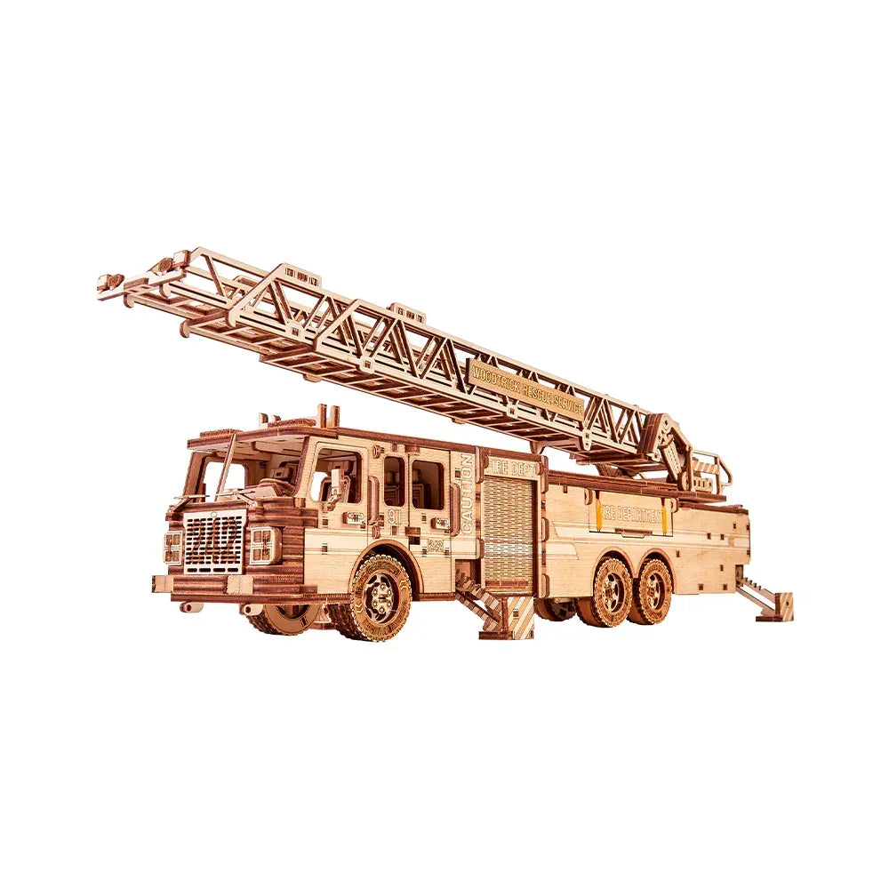 Camion de pompier - Kit de construction 3D en bois