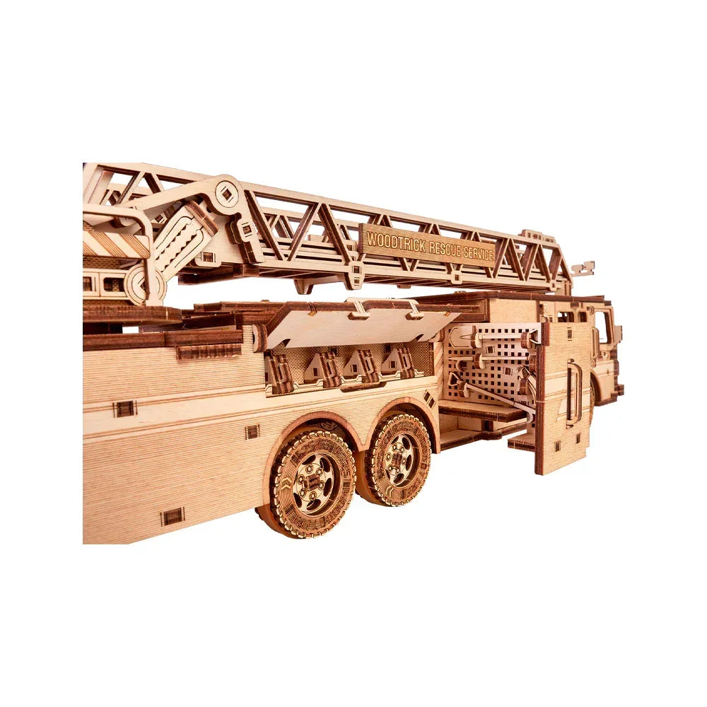 Camion de pompier - Kit de construction 3D en bois