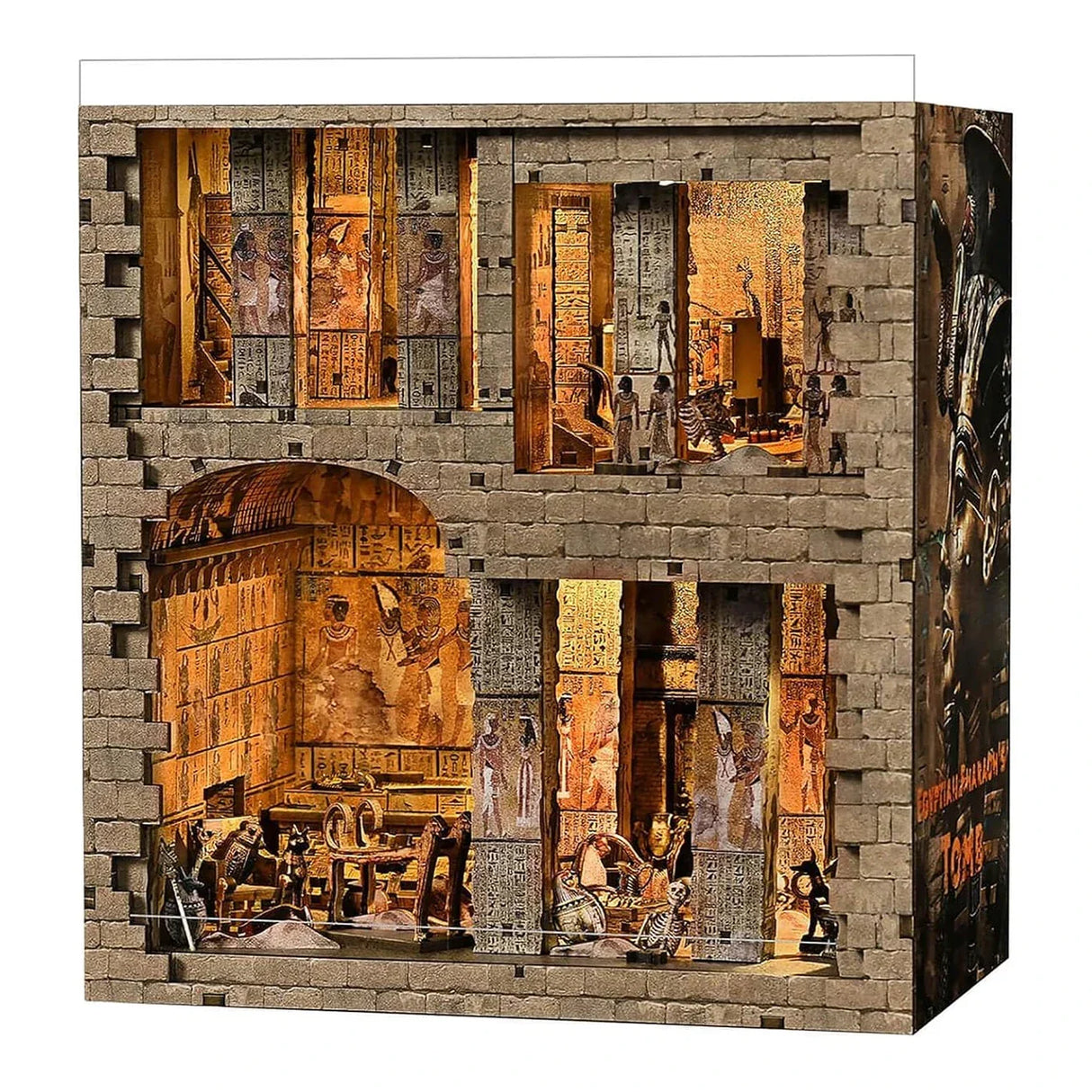 Tombe d'un pharaon égyptien - Diorama