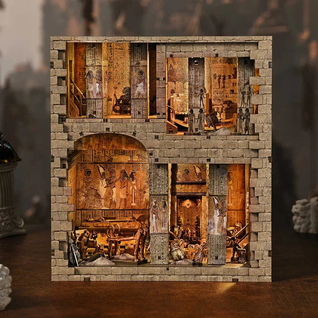Tombe d'un pharaon égyptien - Diorama