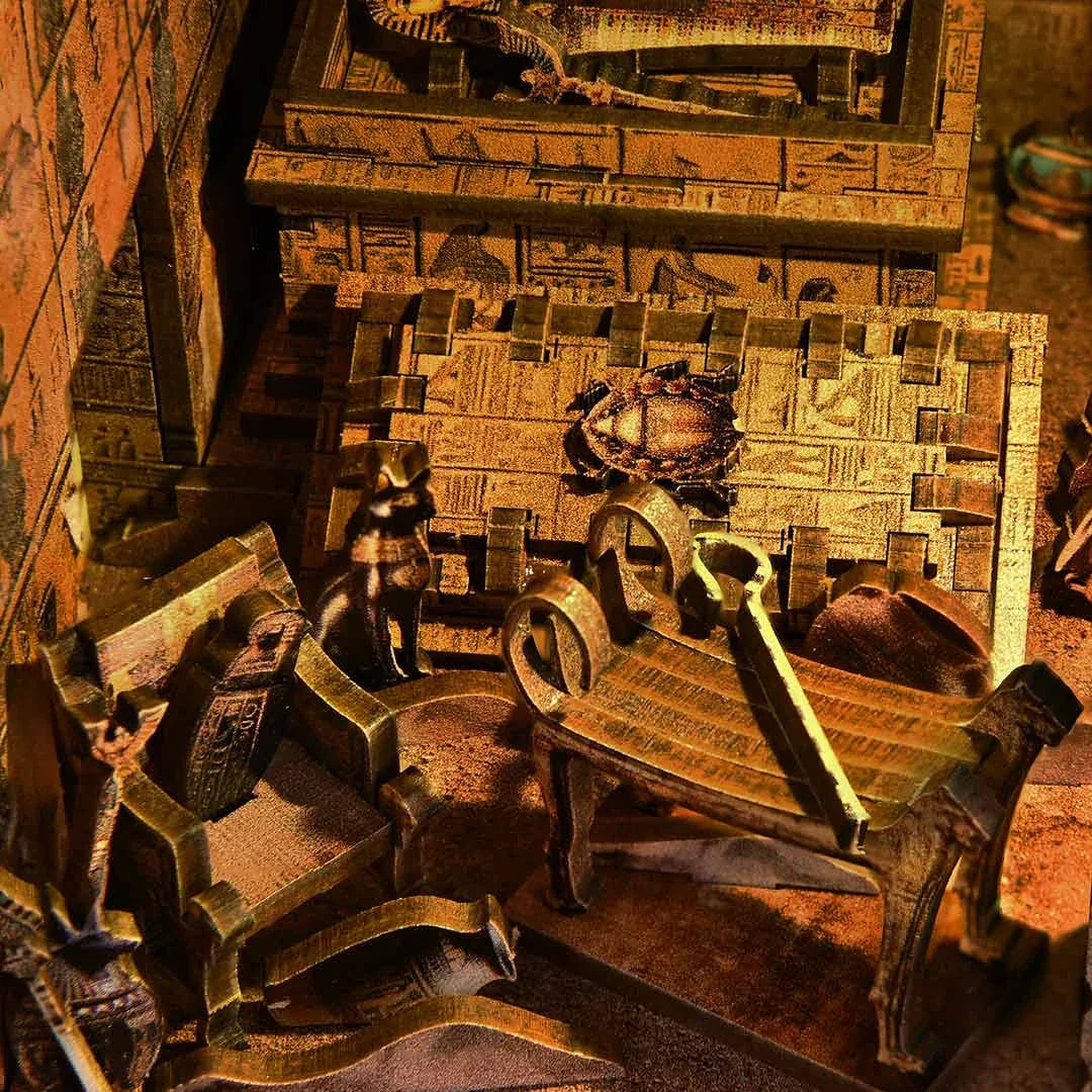 Tombe d'un pharaon égyptien - Diorama