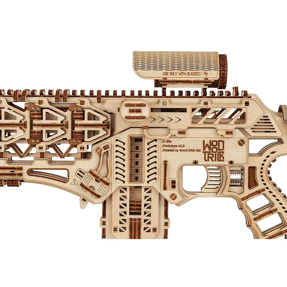Fusil Fusion X - Kit de construction en bois 3D