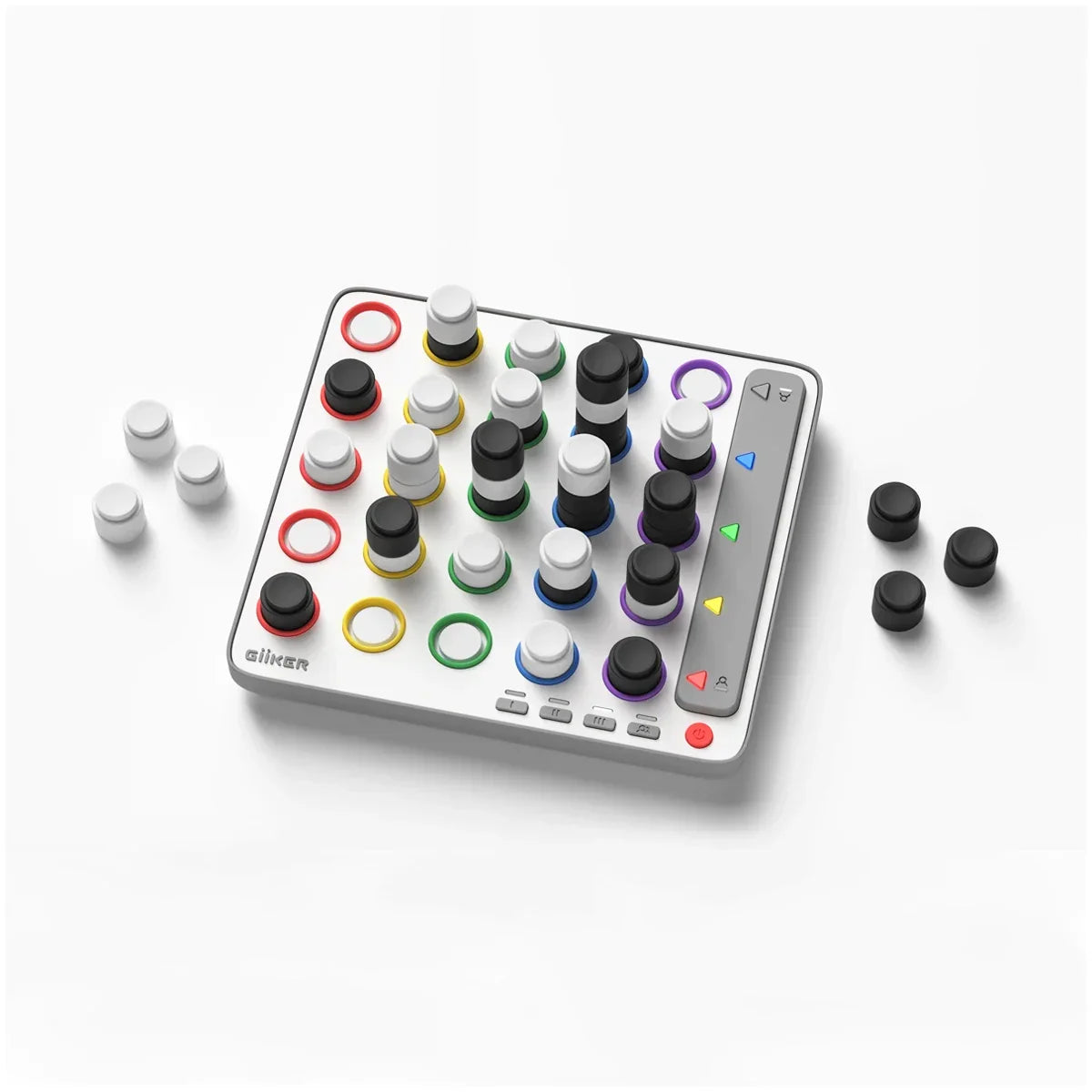 GiiKER Super Huarong Road Puzzle Spiel mit schwarzen und weißen Spielsteinen