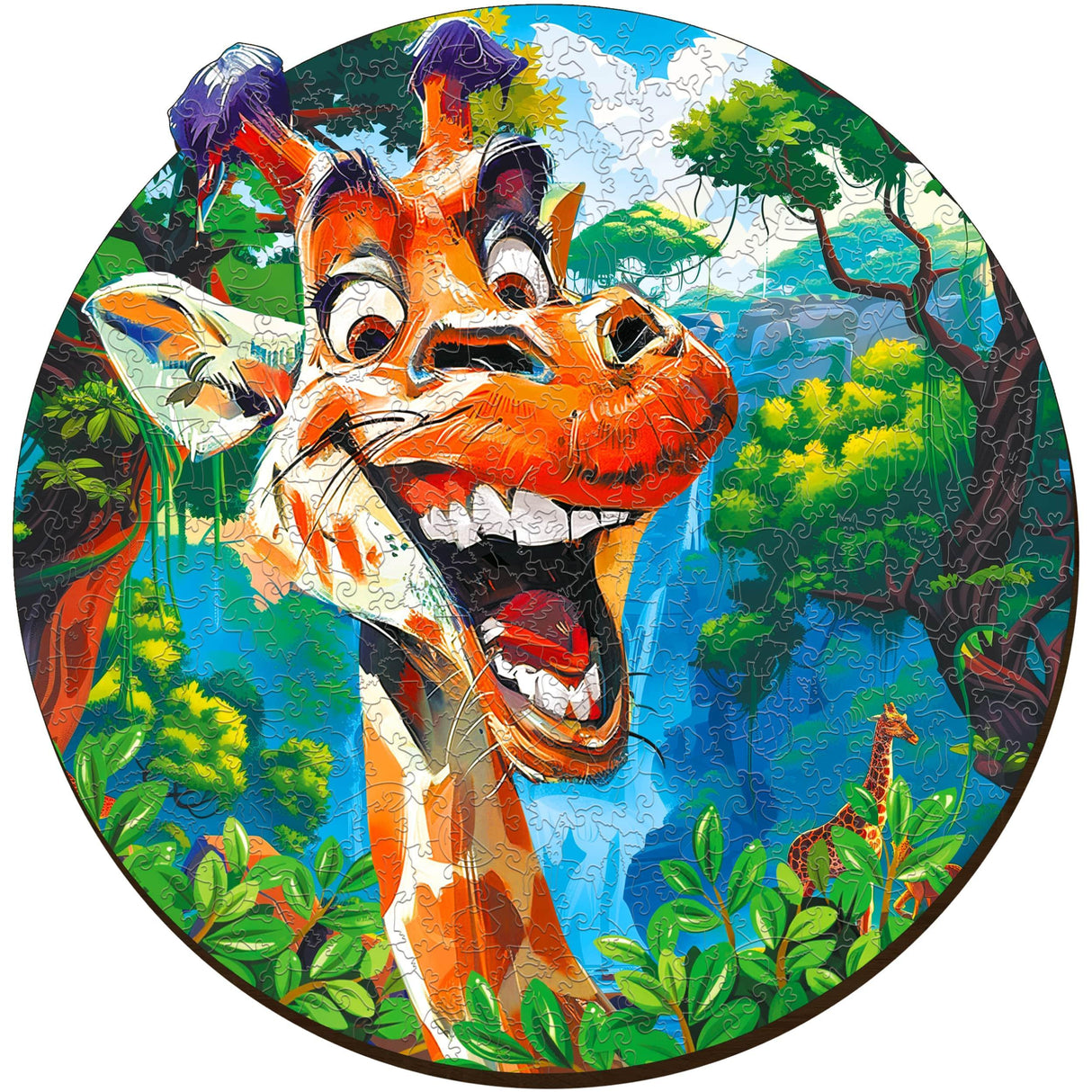 Girafe (200 pièces) - Puzzle en bois