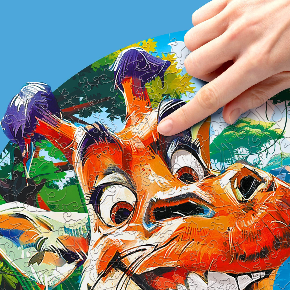 Girafe (200 pièces) - Puzzle en bois