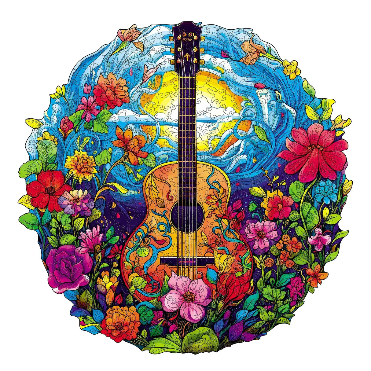 Guitare (200 pièces) - Puzzle en bois