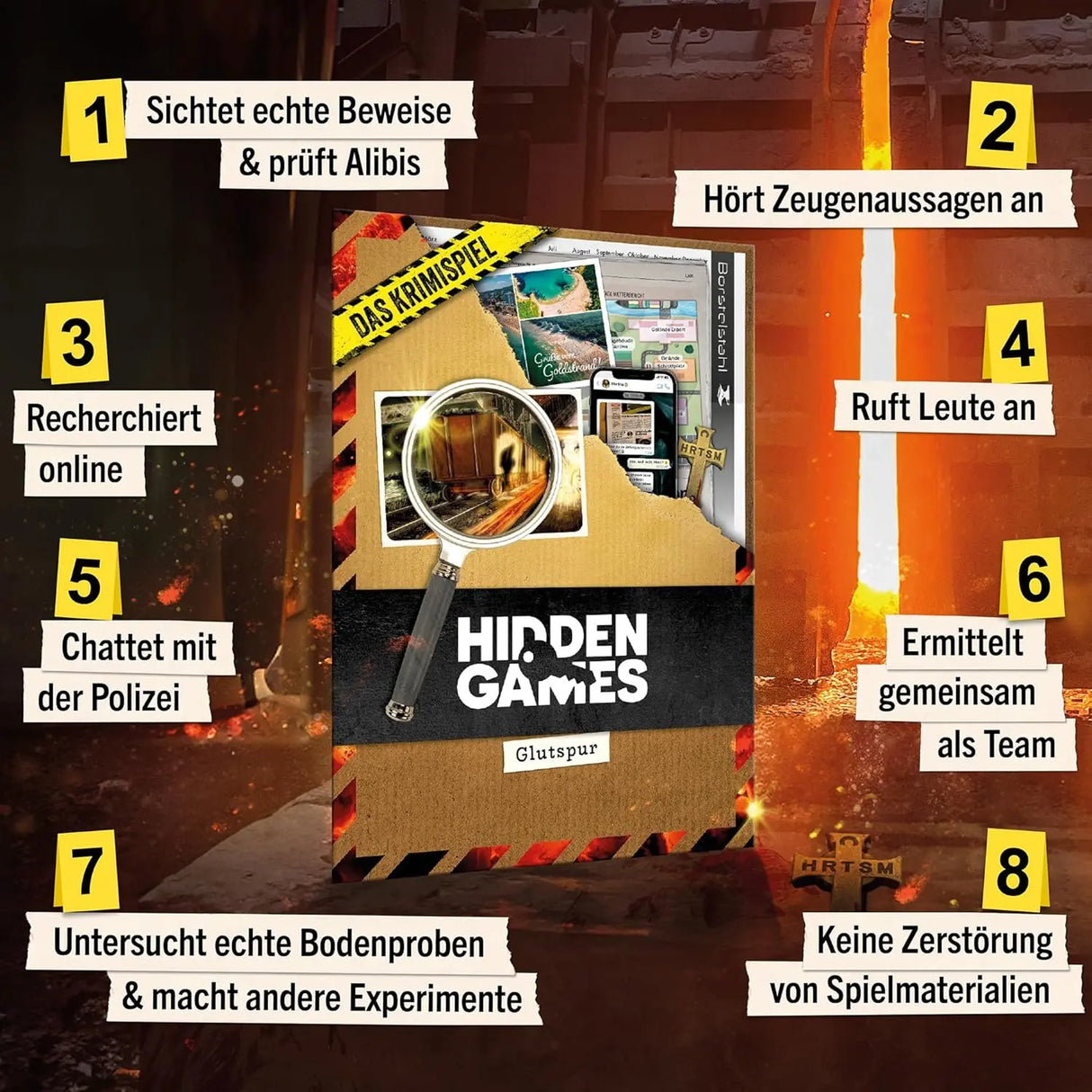 Glutspur - Krimispiel