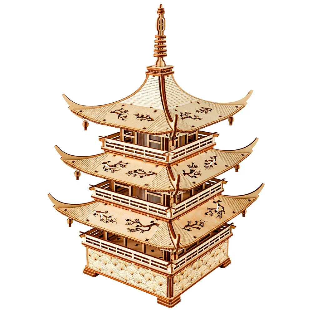 Harmony Tower - Kit de construction en bois 3D (Électrique)