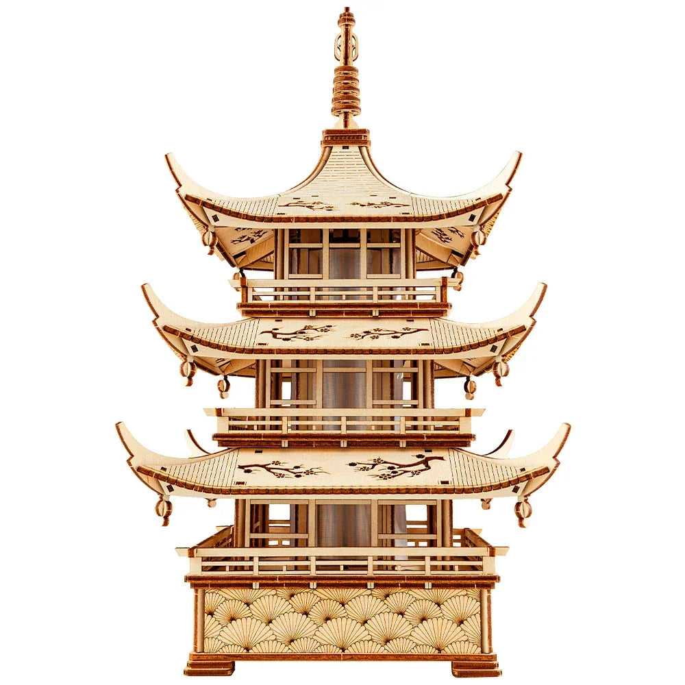 Harmony Tower - Kit de construction en bois 3D (Électrique)